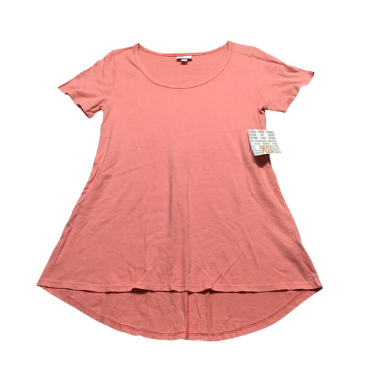 Tunic Short Sleeve By Lularoe In Peach, Size: Xs