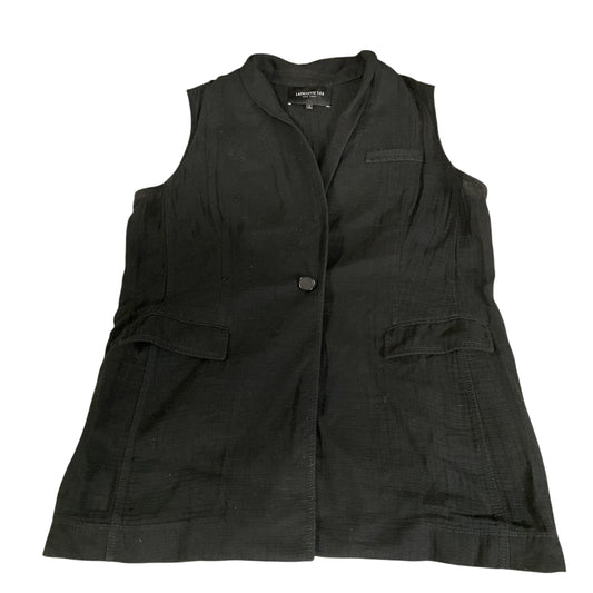 Cardigan Designer By Lafayette 148 In Black, Size: L