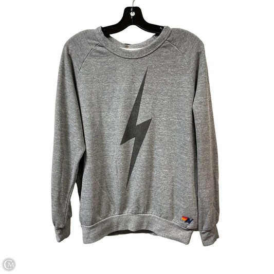 Sweatshirt Crewneck By Cma In Grey, Size: M