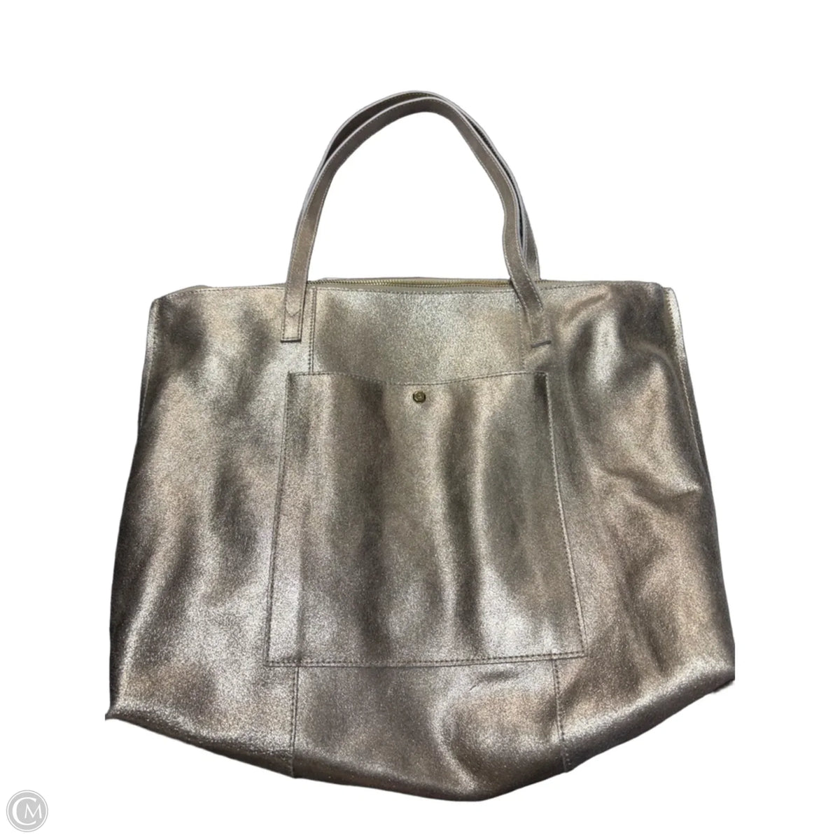 Tote Leather By Gilli, Size: Large