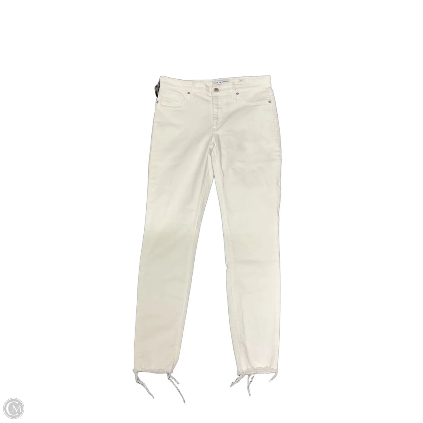 Jeans Skinny By Lucky Brand In White Denim, Size: 6