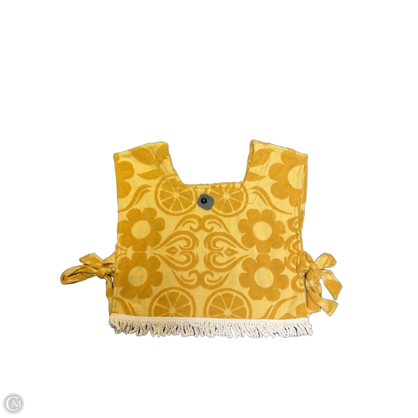 Top Sleeveless By Cmb In Yellow, Size: Osfm