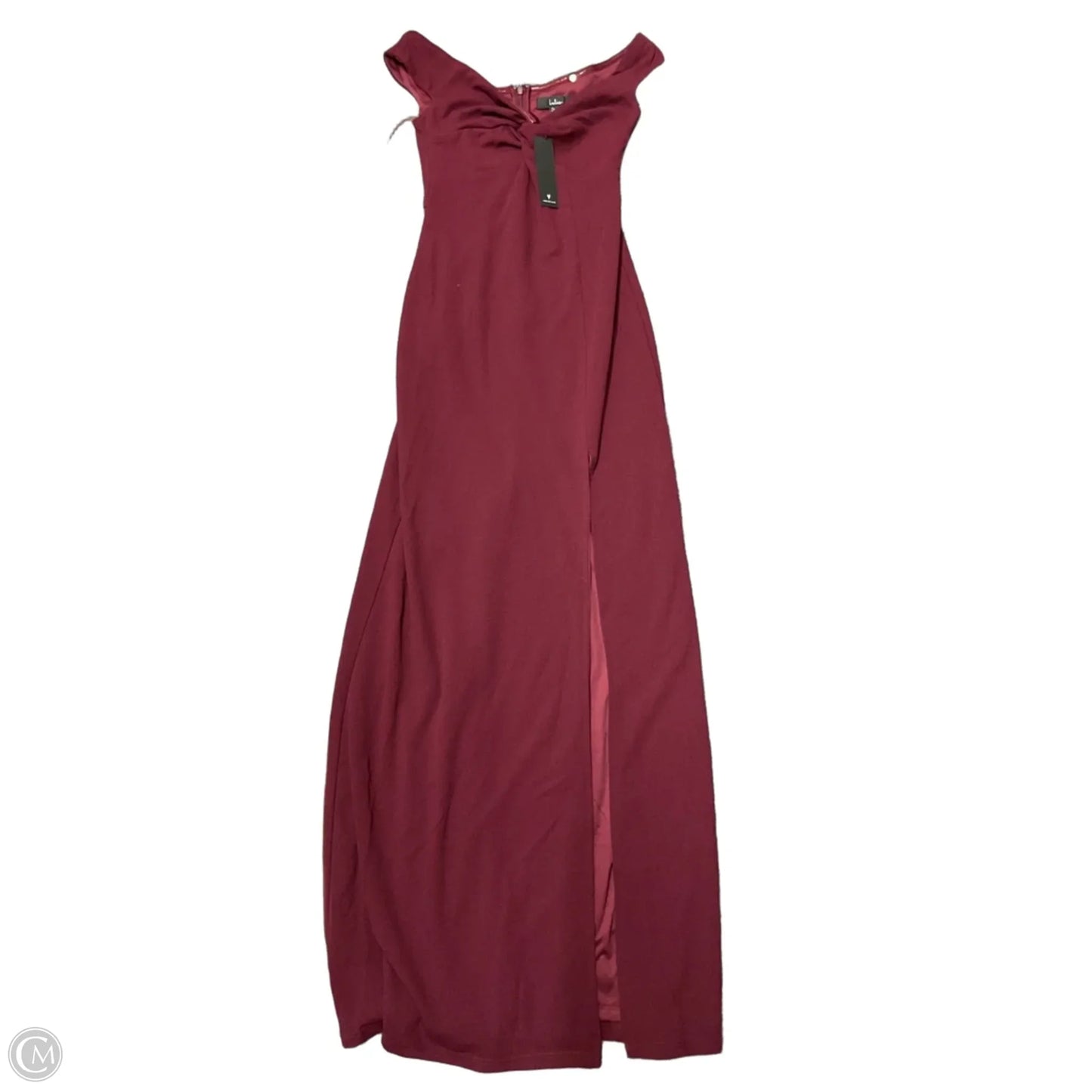 Dress Party Long By Lulus In Maroon, Size: S