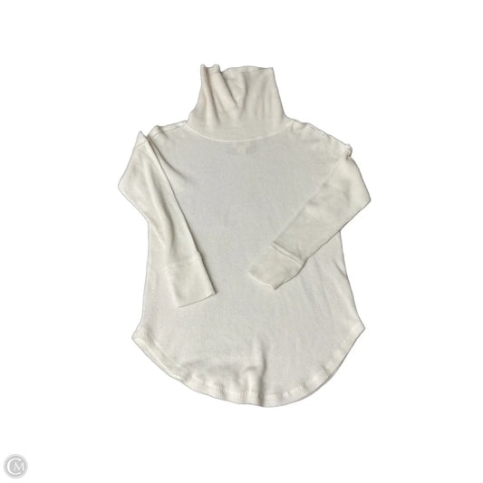 Top Long Sleeve By Maeve In White, Size: S