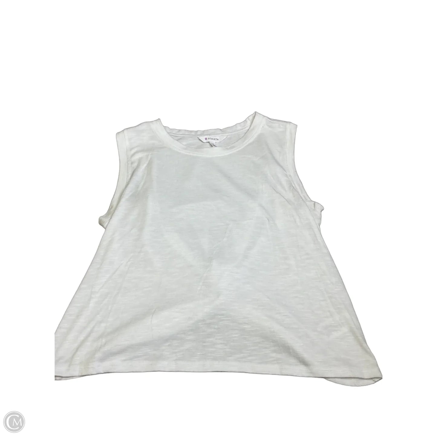 Athletic Tank Top By Athleta In White, Size: S