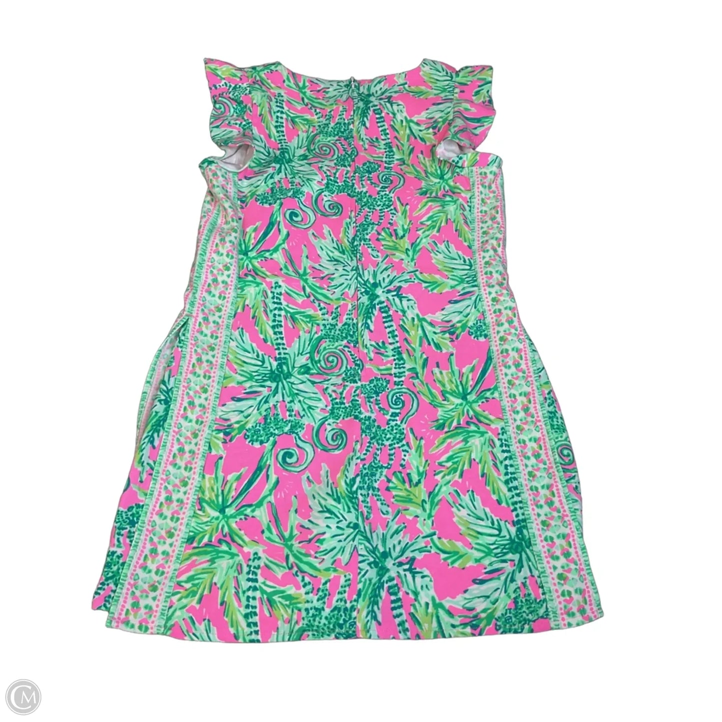 Romper Designer By Lilly Pulitzer In Green & Pink