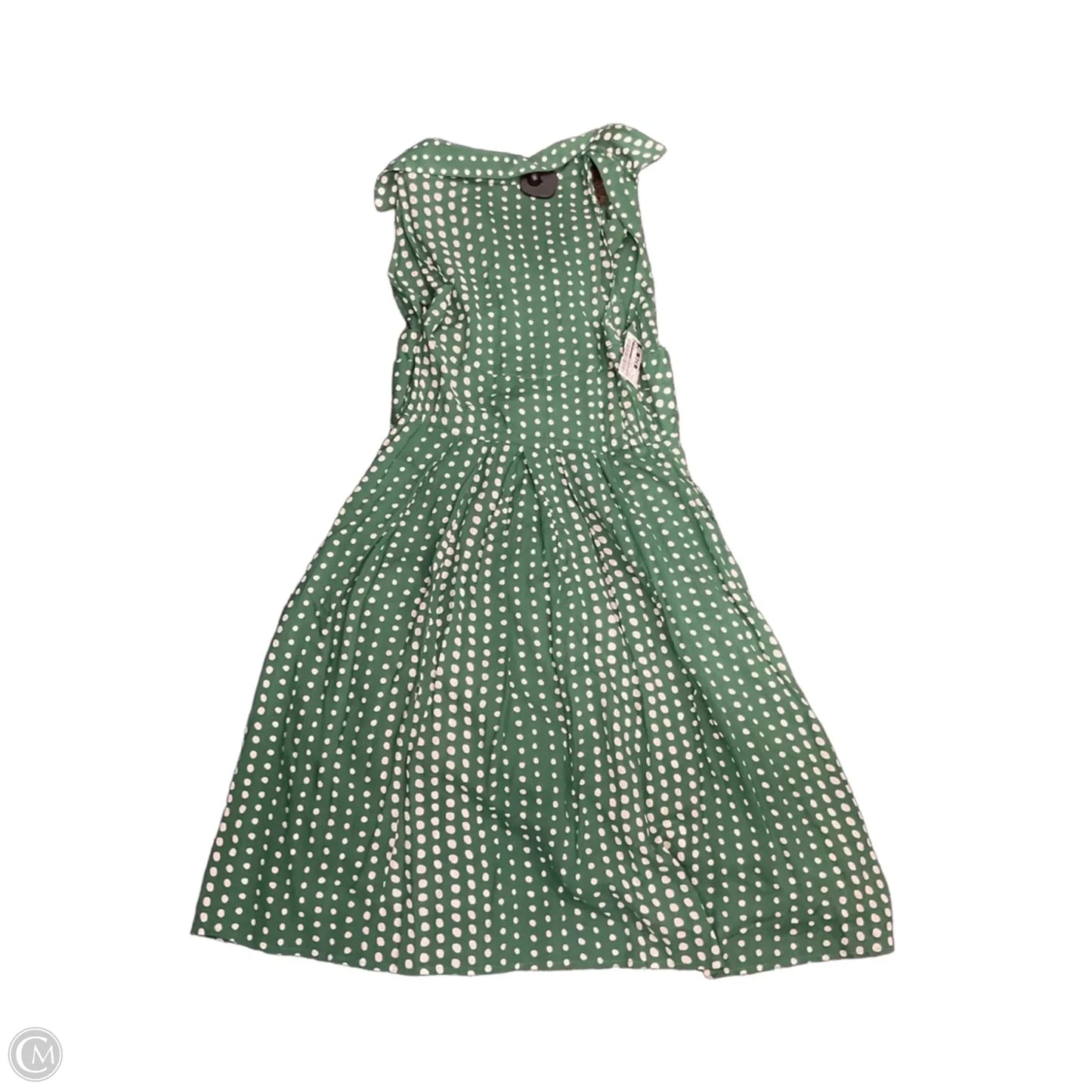 Dress Casual Midi By Anthropologie In Polkadot Pattern, Size: M