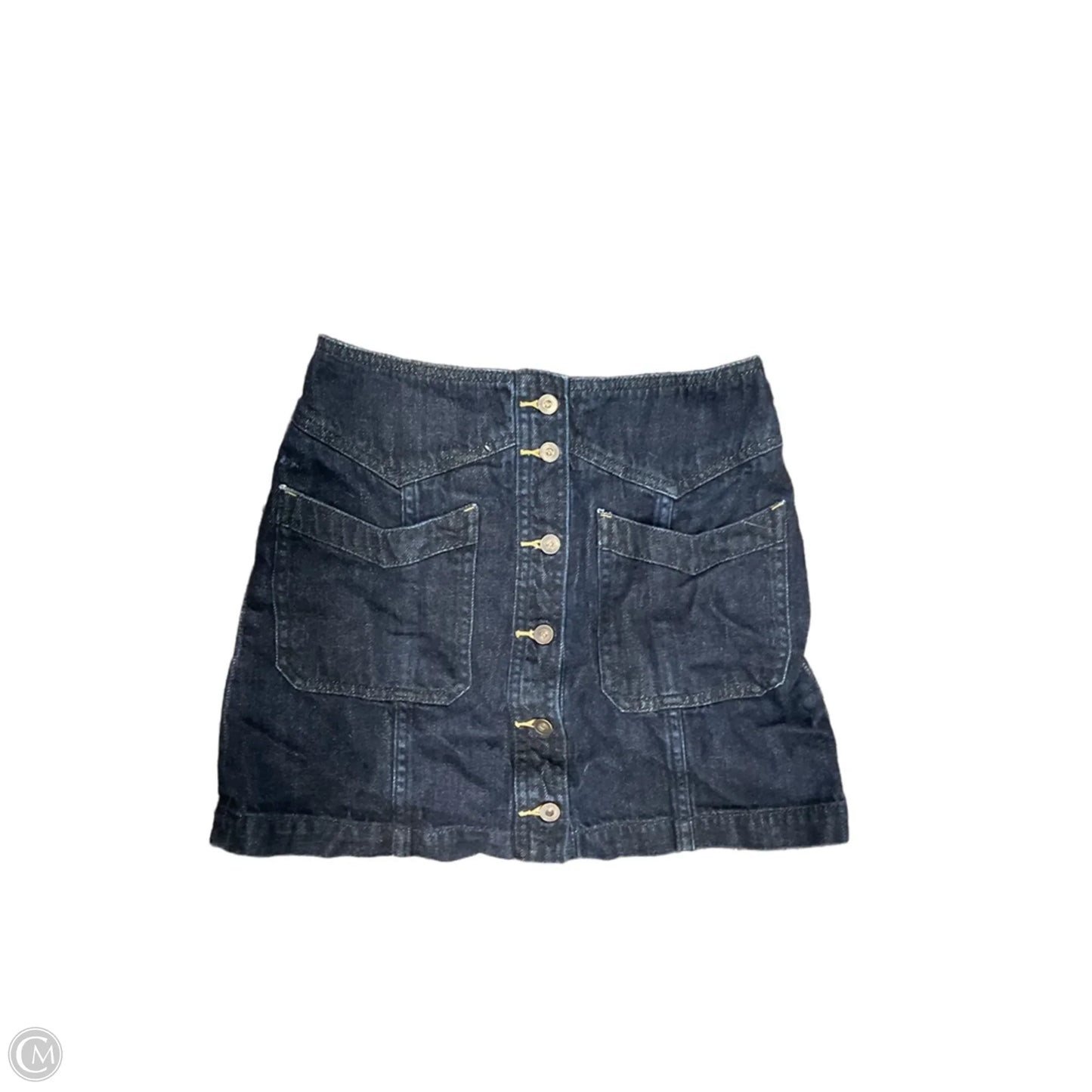 Skirt Mini & Short By Free People In Blue Denim, Size: 0