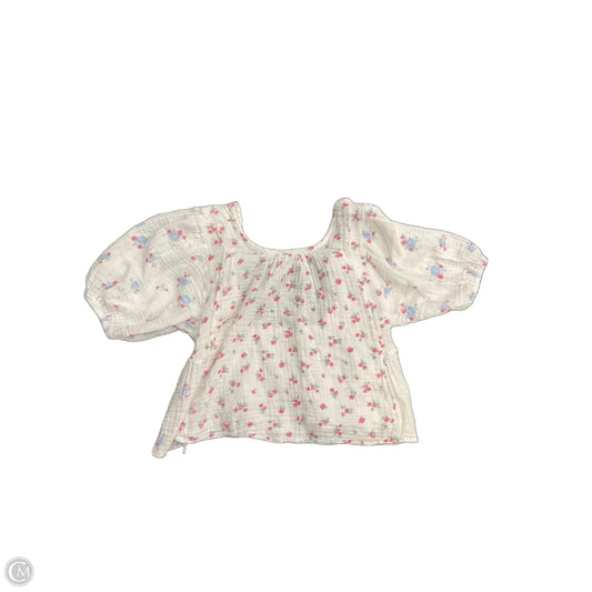 Top Short Sleeve By Free People In Floral Print, Size: S