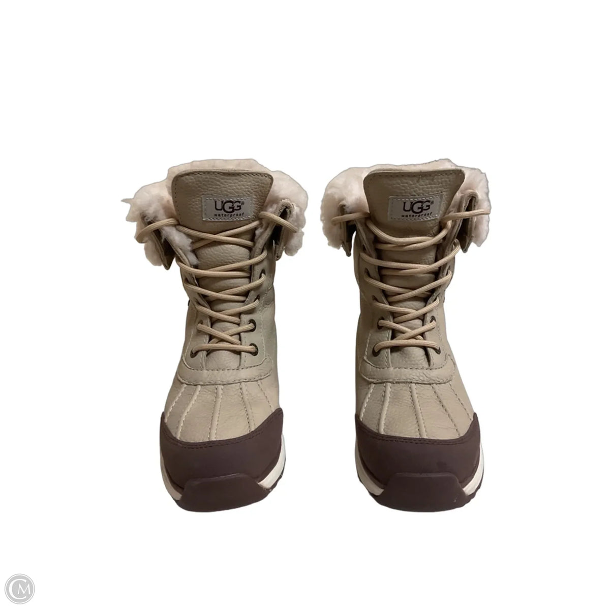 Boots Designer By Ugg In Cream, Size: 7