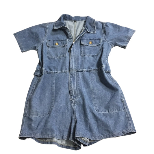 Romper By Clothes Mentor In Blue, Size: M