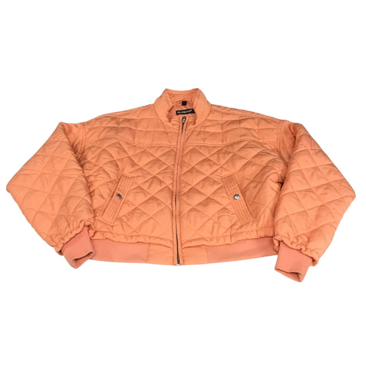 Jacket Puffer & Quilted By Blanknyc In Orange, Size: M