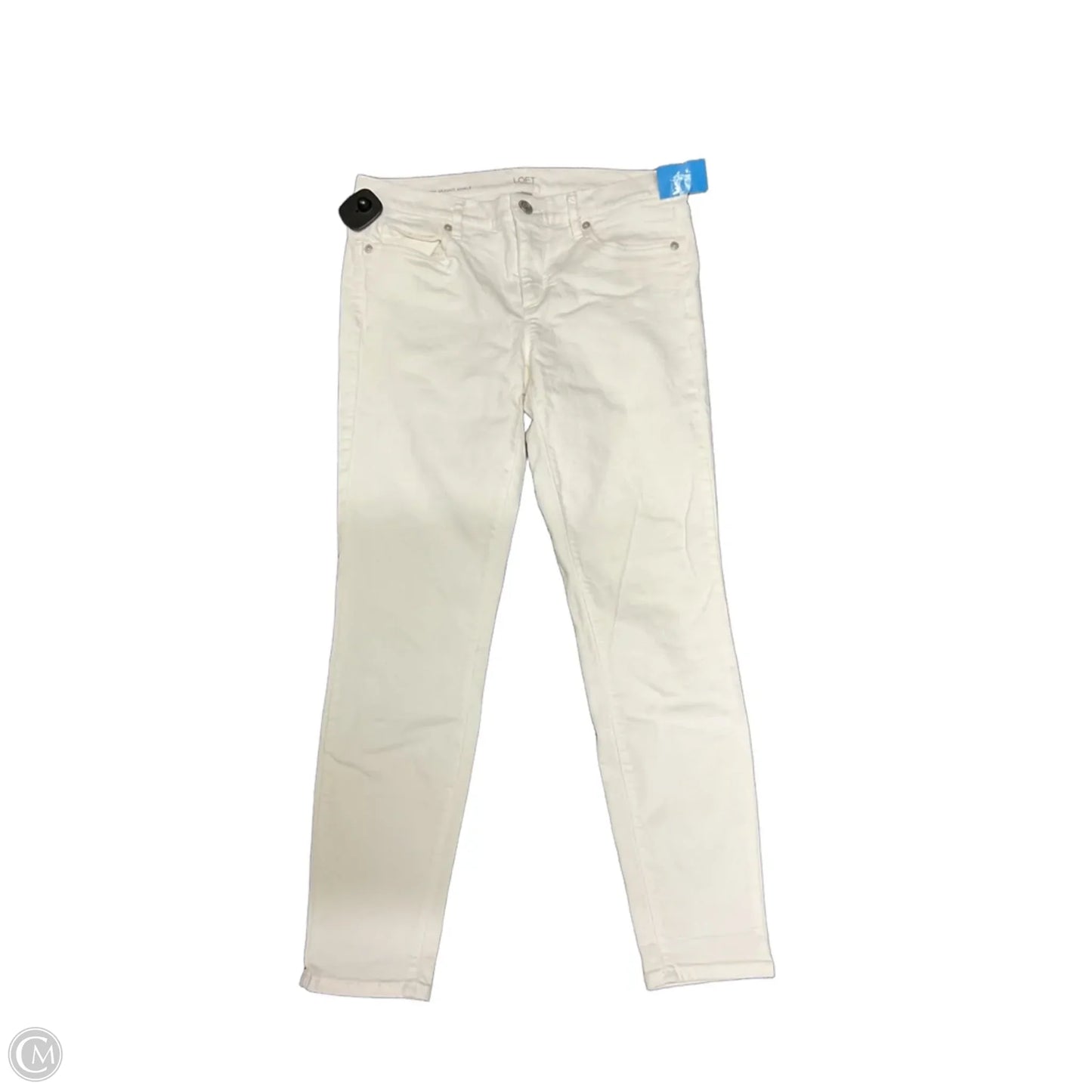 Jeans Skinny By Loft In White, Size: 2