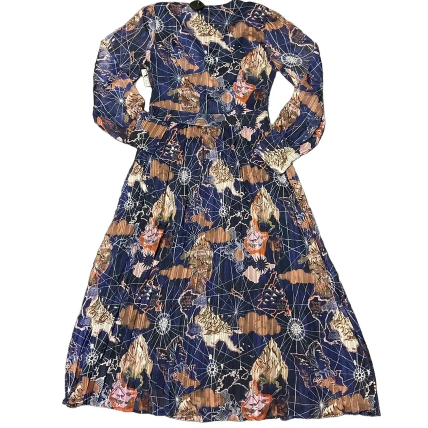 Dress Casual Maxi By Scotch & Soda In Blue, Size: L
