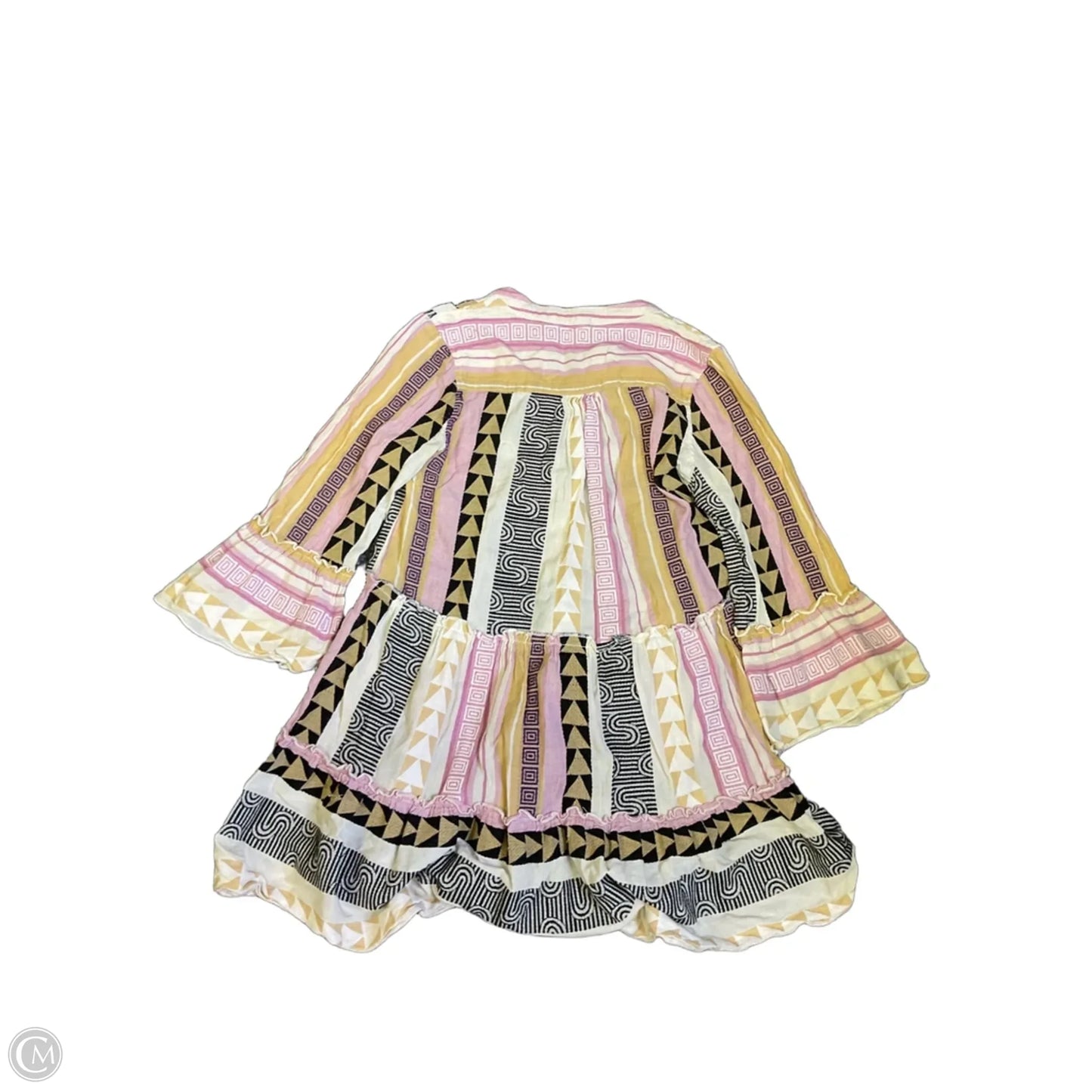 Tunic Long Sleeve By Elan In Pink, Size: M