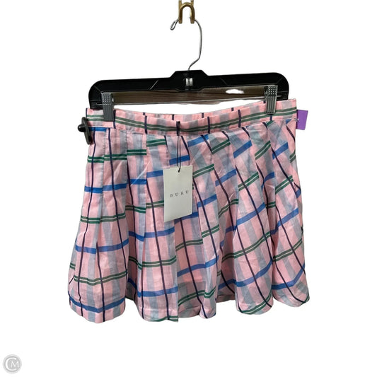 Skirt Mini & Short By Cmb In Pink, Size: L