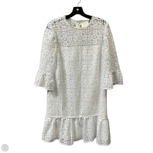 Dress Designer By Kate Spade In White, Size: 12