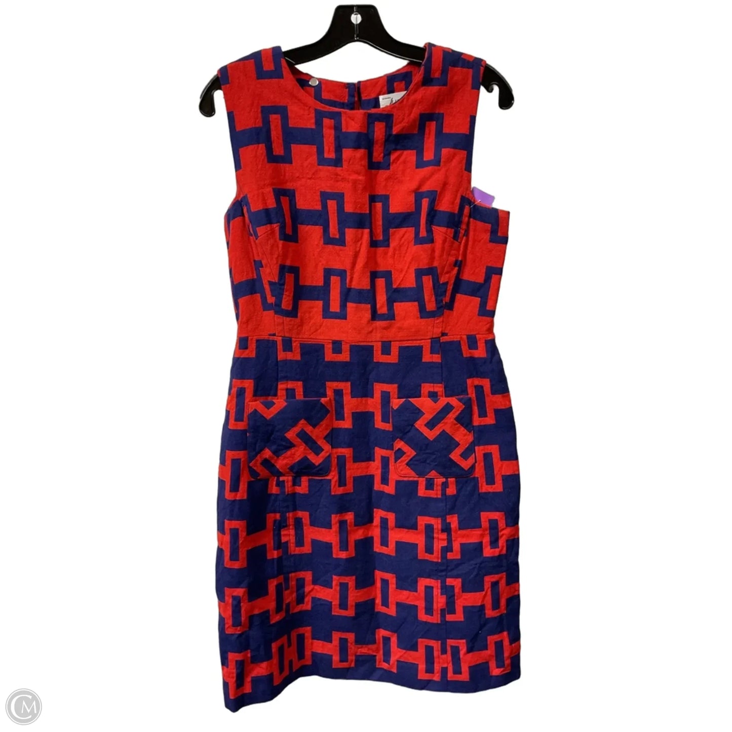 Dress Designer By Milly In Blue & Red, Size: 10