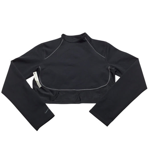 Athletic Top Long Sleeve Crewneck By Nike Apparel In Black, Size: L