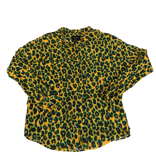 Top Long Sleeve By Cmb In Animal Print, Size: M