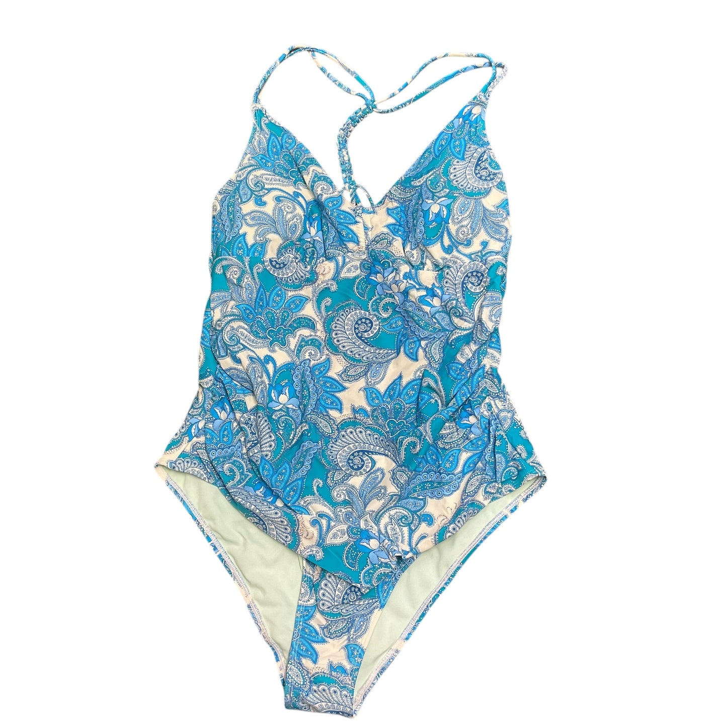 Swimsuit By Cupshe In Blue & White, Size: L