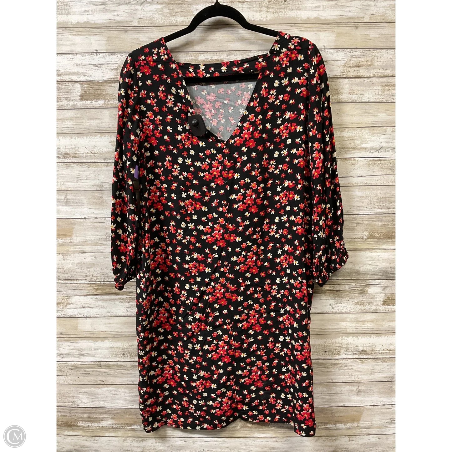 Dress Casual Short By Gap In Black & Red, Size: M