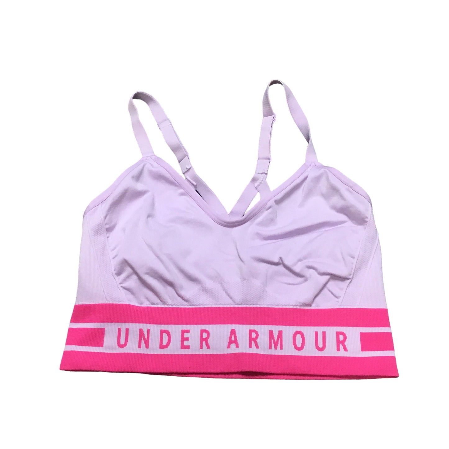 Pink & Purple Athletic Bra Under Armour, Size L