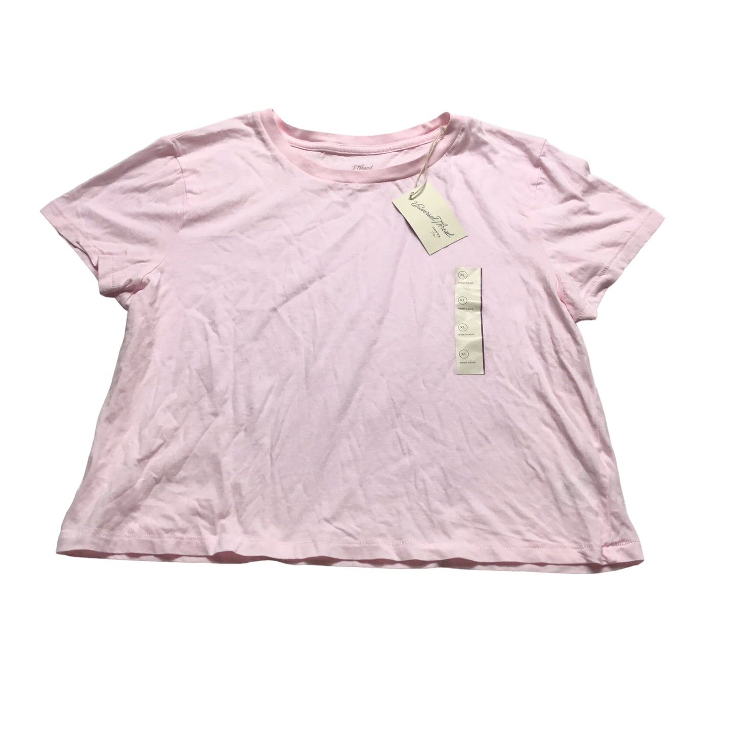 Pink Top Short Sleeve Universal Thread, Size Xl