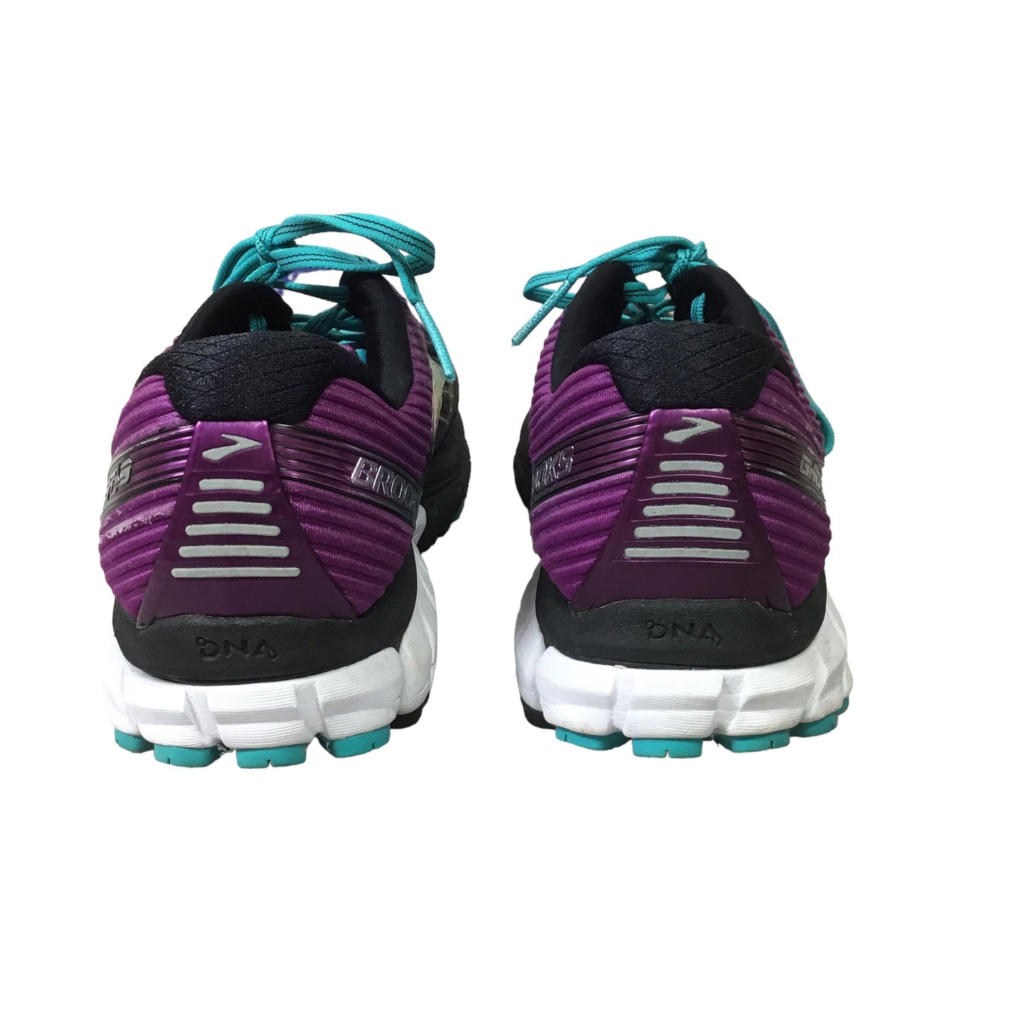 Black & Purple Shoes Athletic Brooks, Size 8