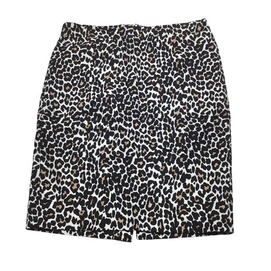 Animal Print Skirt Midi J. Crew, Size 4