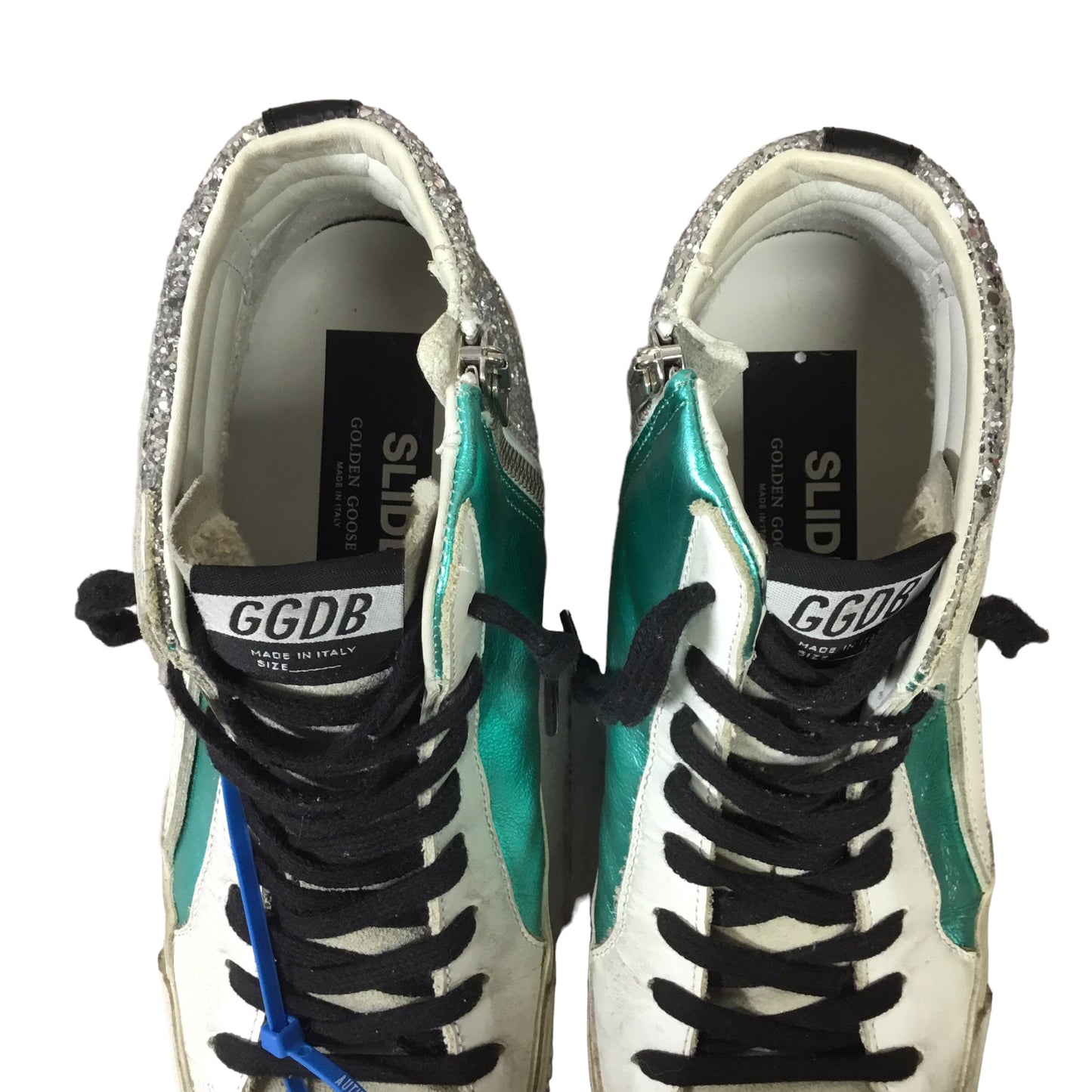 Blue & Cream Shoes Sneakers Golden Goose, Size 38