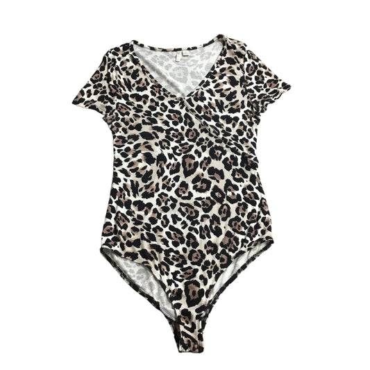 Bodysuit By Cato In Animal Print, Size: M