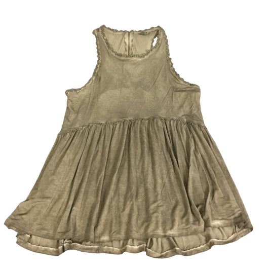 Top Sleeveless By Pol In Brown, Size: M