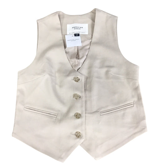 Vest Other By American Eagle In Tan, Size: Petite   S