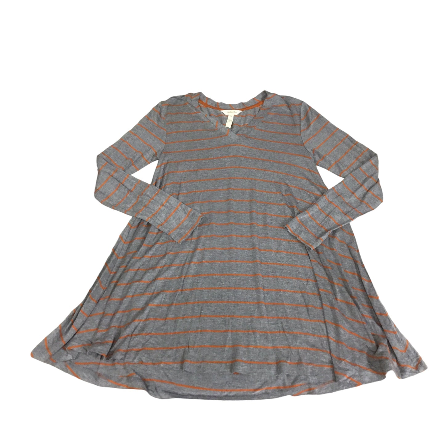 Top Long Sleeve By Matilda Jane In Grey & Orange, Size: Xs