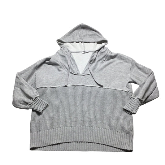 Sweatshirt Hoodie By Time And Tru In Grey, Size: L