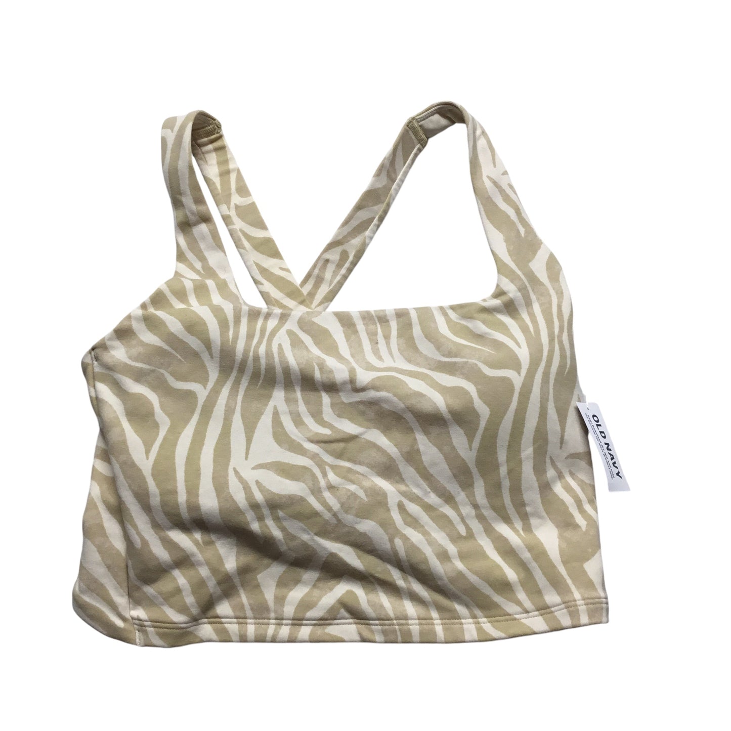 Athletic Bra By Old Navy In Zebra Print, Size: M