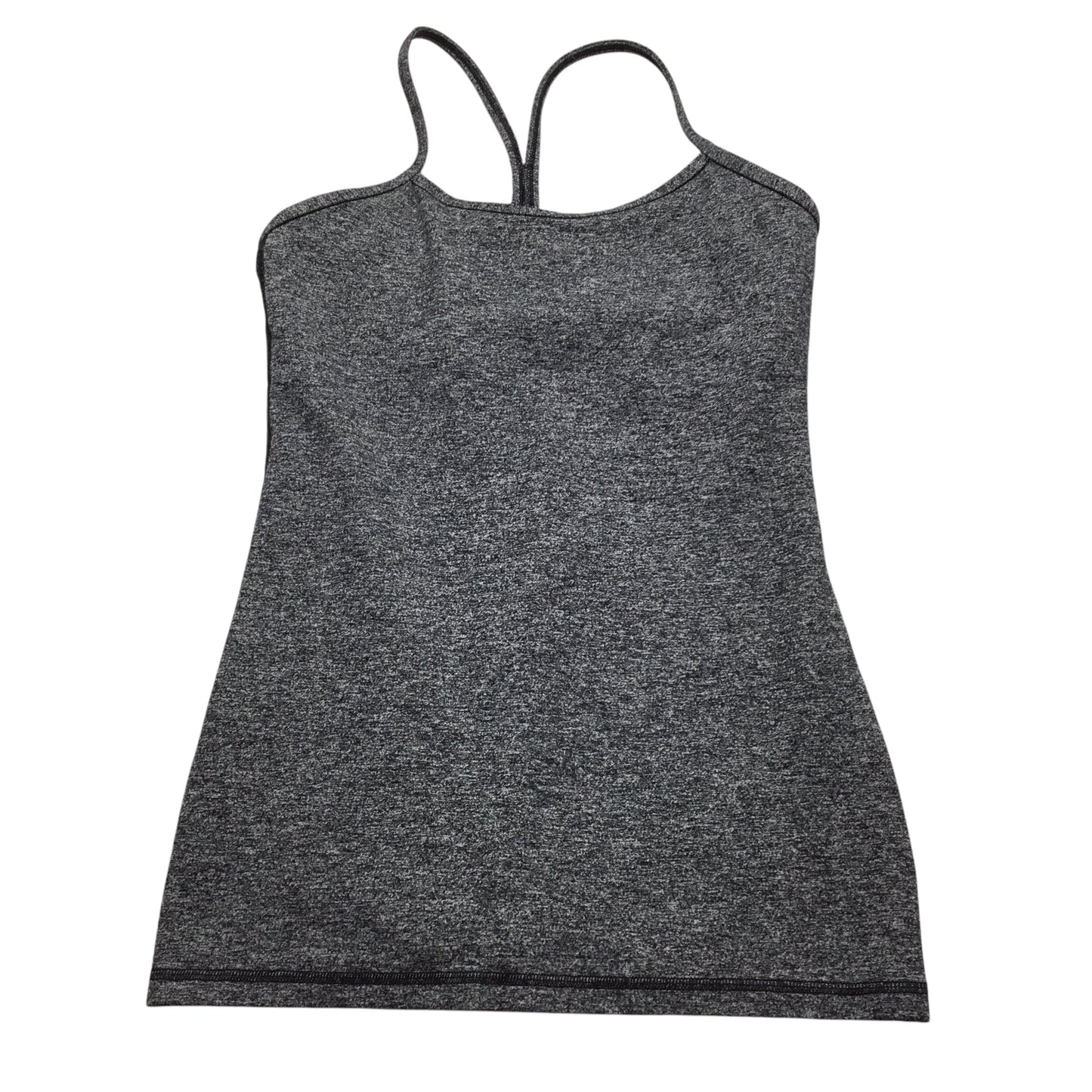 Athletic Tank Top By Lululemon In Black & Grey, Size: 6