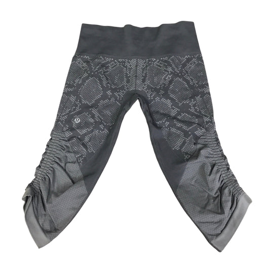 Athletic Capris By Lululemon In Snakeskin Print, Size: S