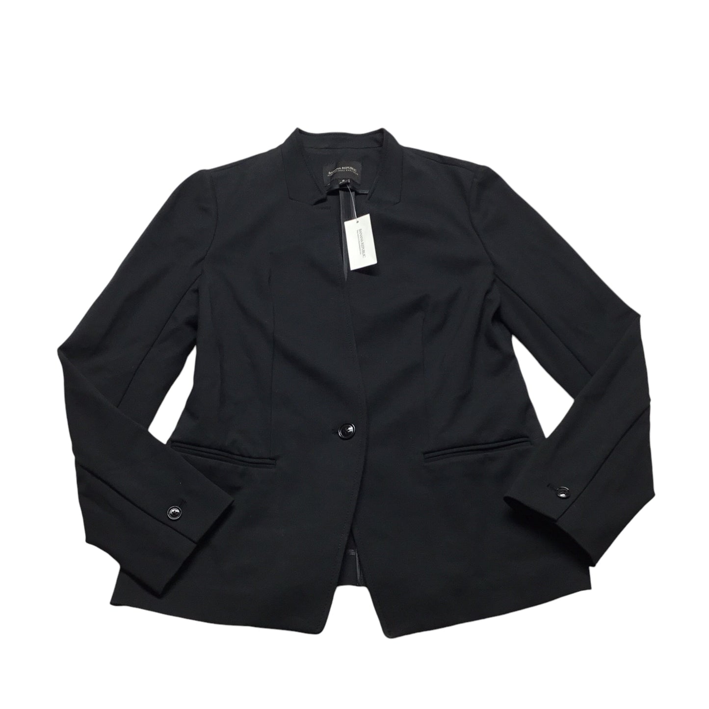 Blazer By Banana Republic In Black, Size: 6