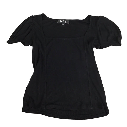 Top Short Sleeve By Lulus In Black, Size: S