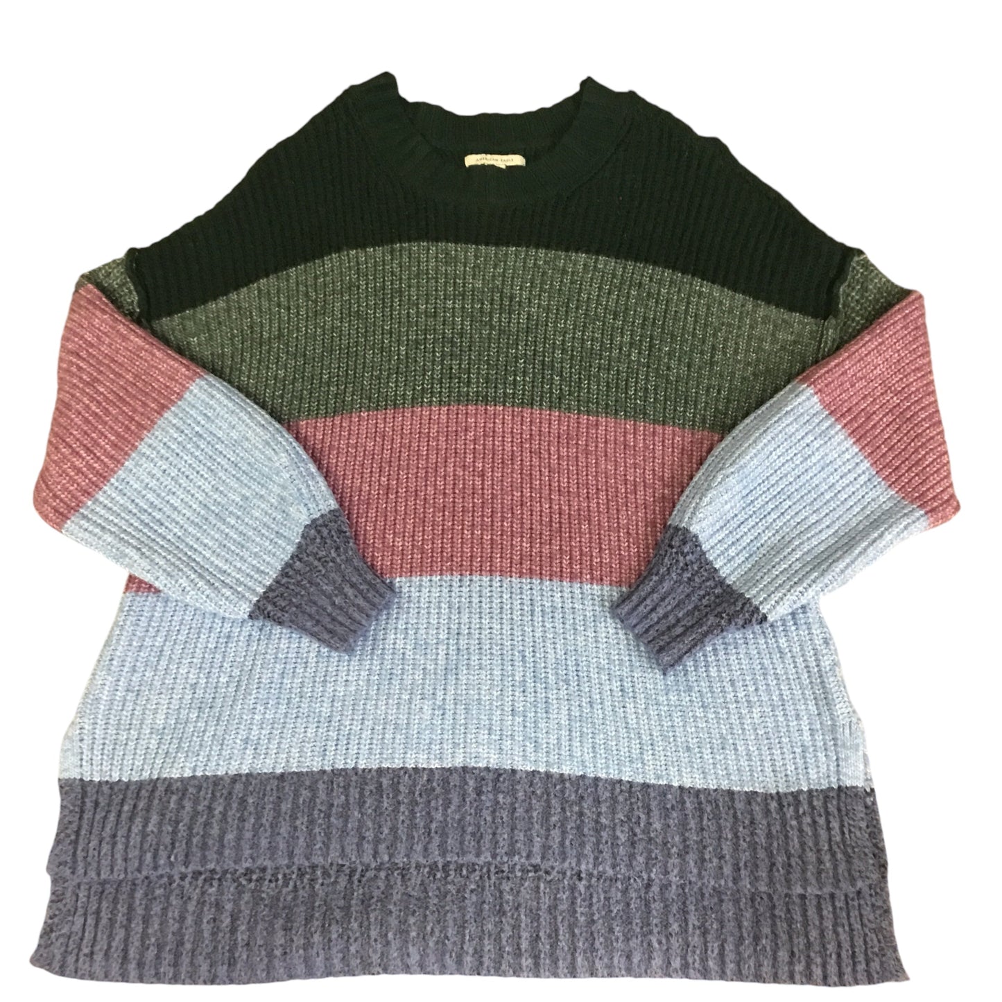 Sweater By American Eagle In Blue & Green, Size: M