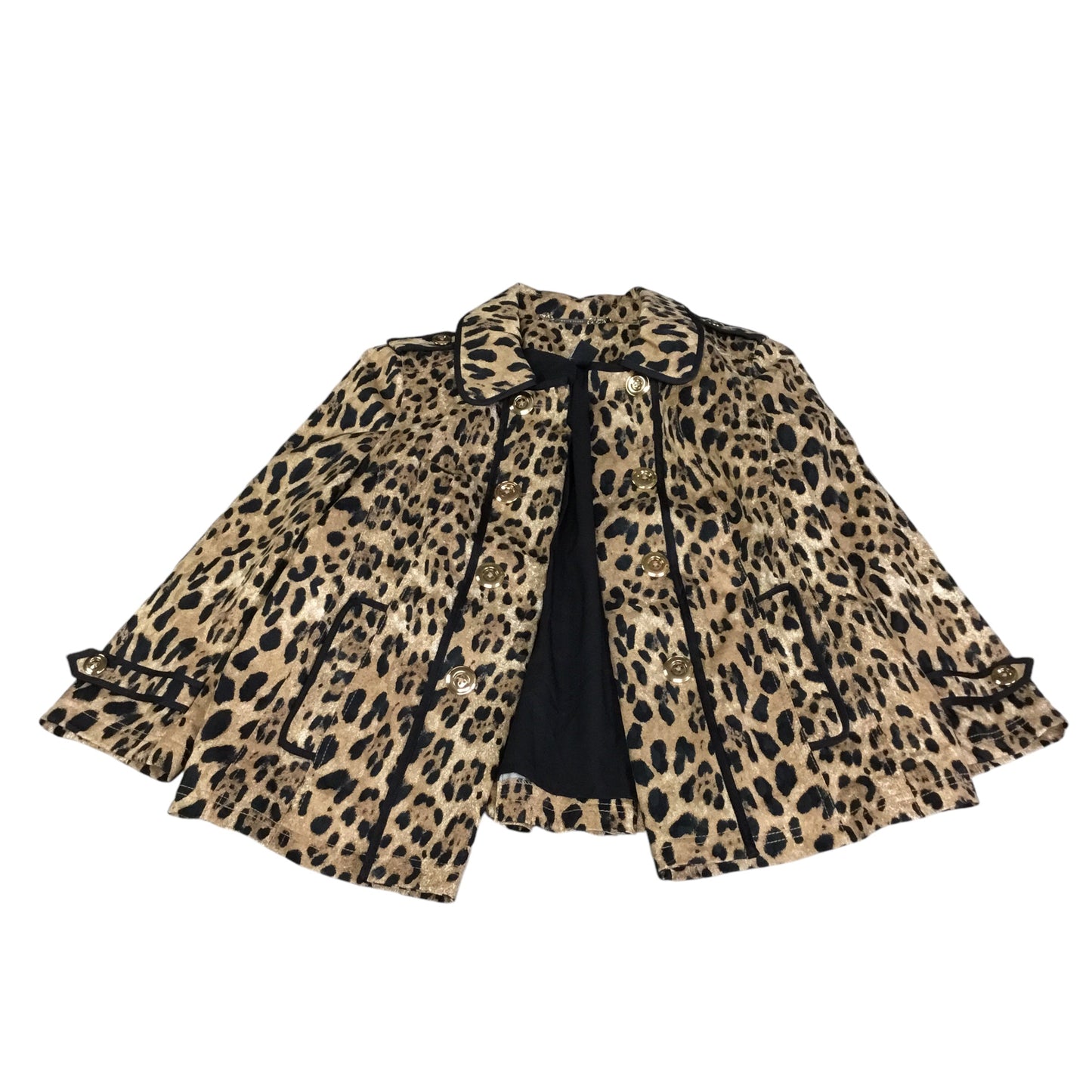 Coat Peacoat By White House Black Market In Animal Print, Size: 10