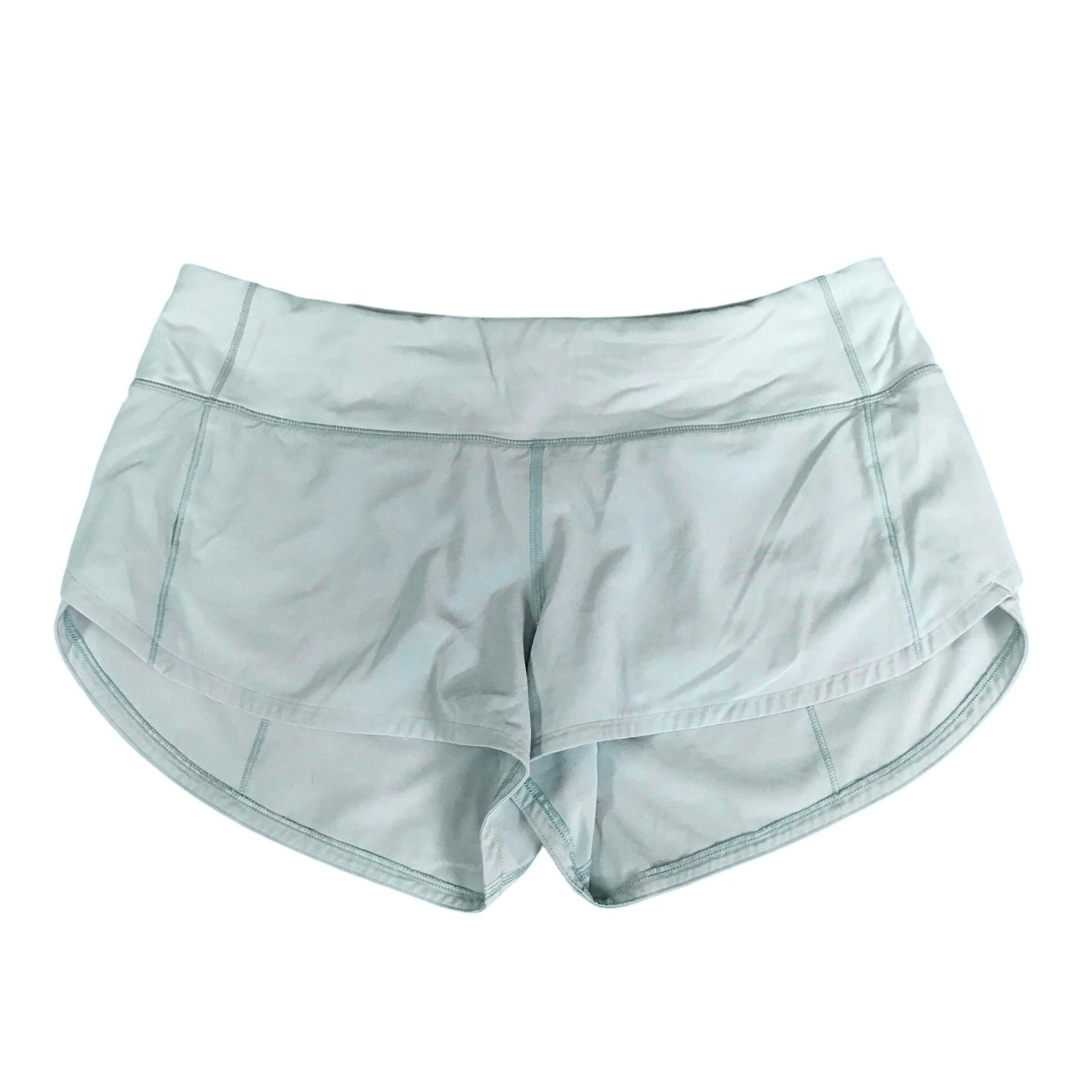 Athletic Shorts By Lululemon In Aqua, Size: 6