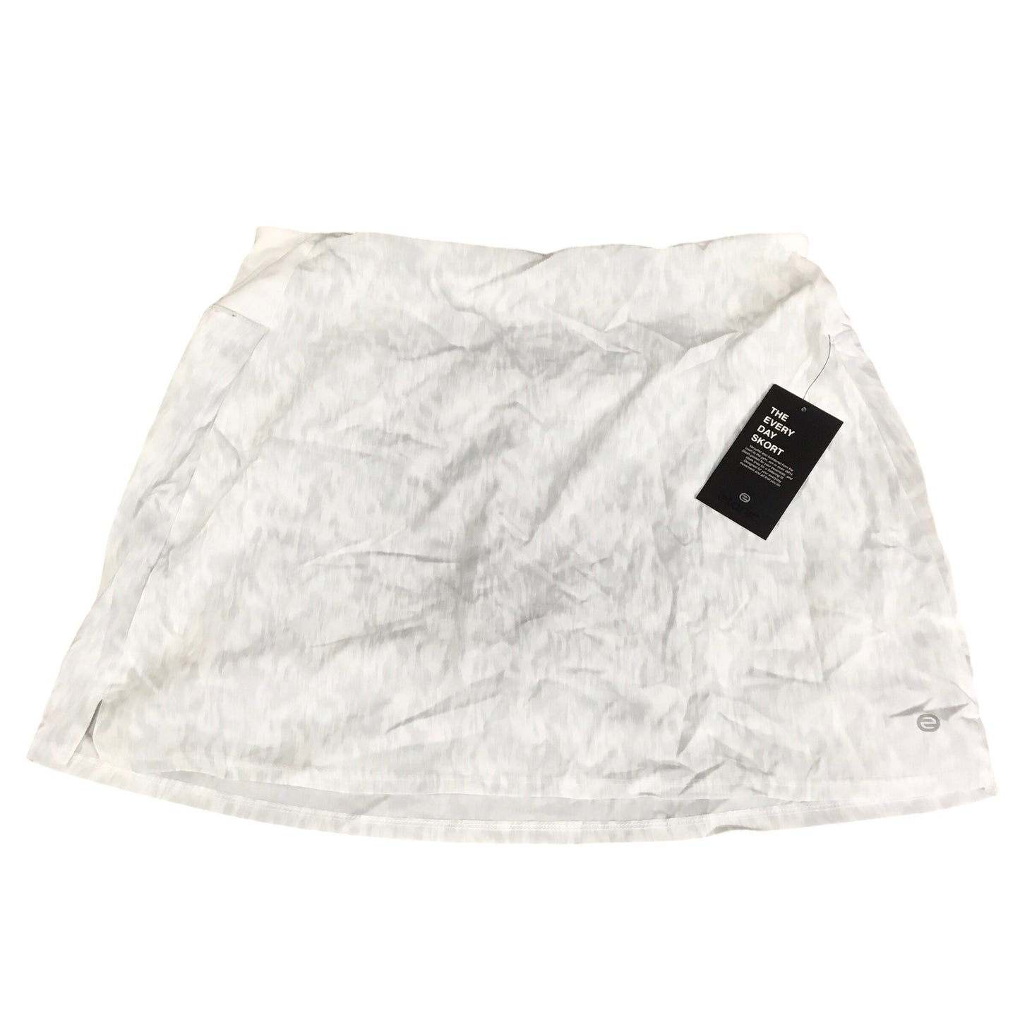 Athletic Skort By Clothes Mentor In Grey & White, Size: Xl