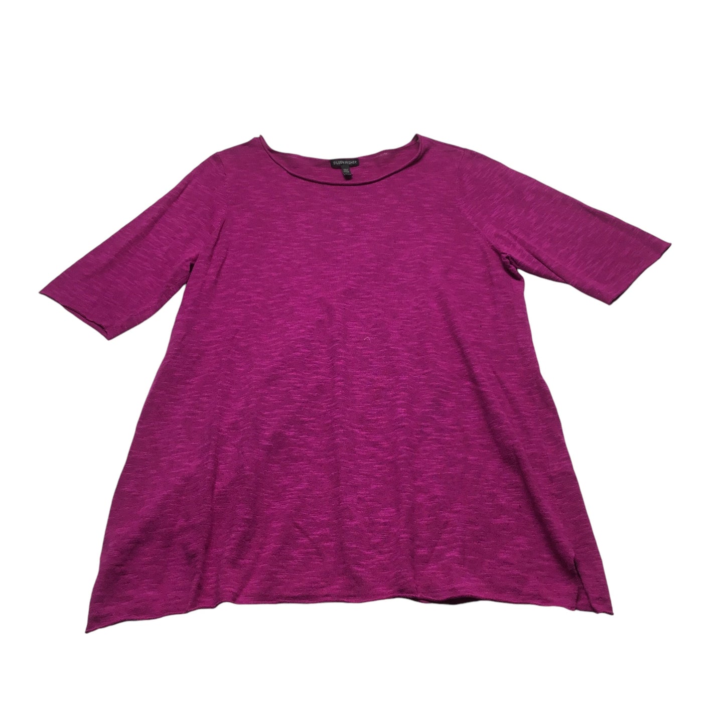 Top Short Sleeve By Eileen Fisher In Pink, Size: Xl