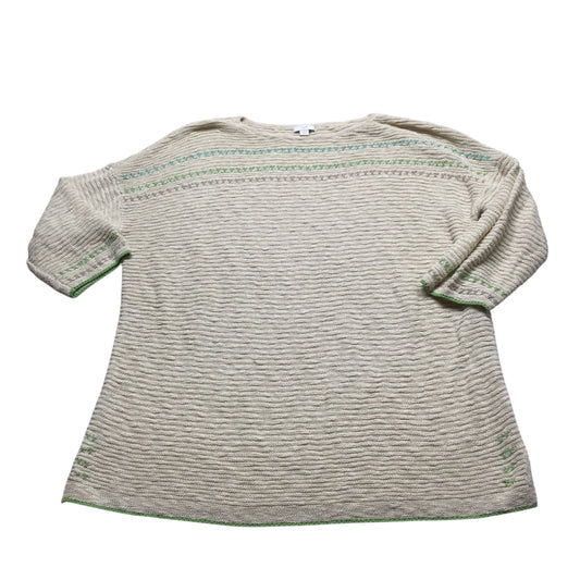 Sweater By J. Jill In Cream, Size: L