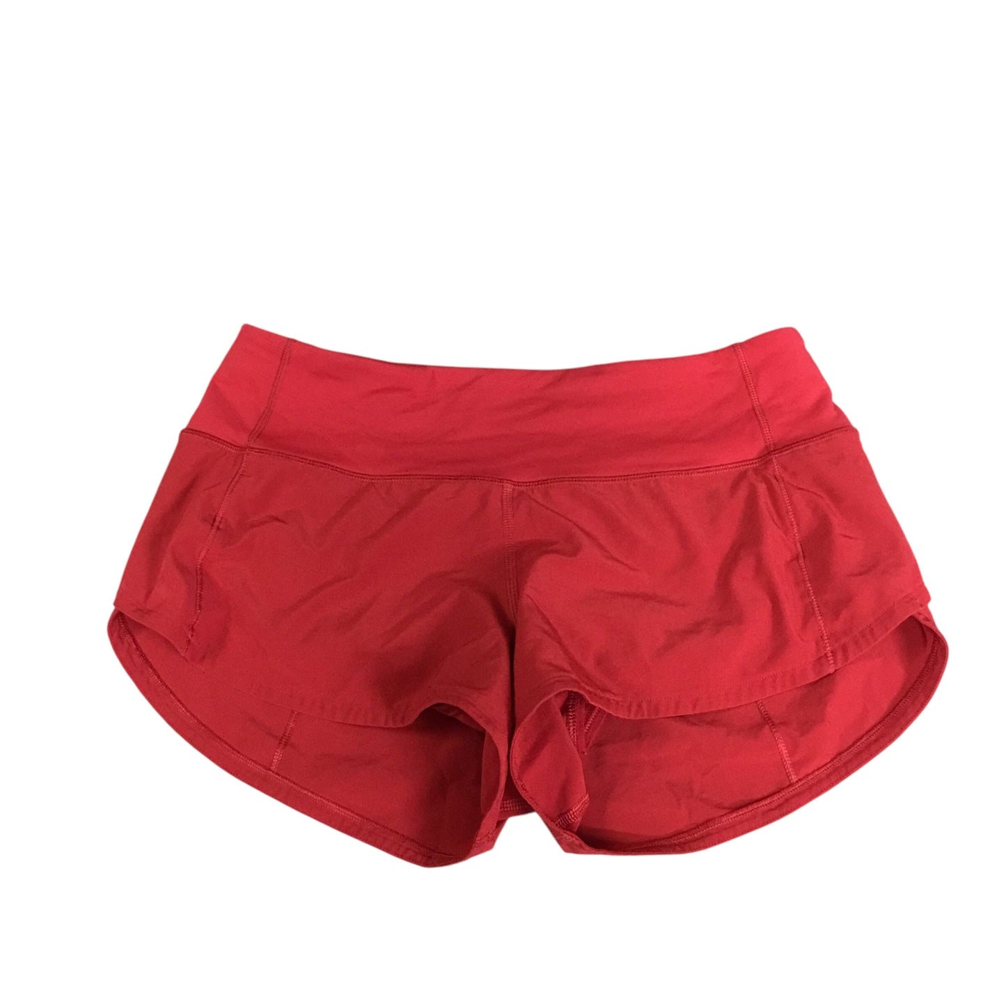 Athletic Shorts By Lululemon In Red, Size: 2