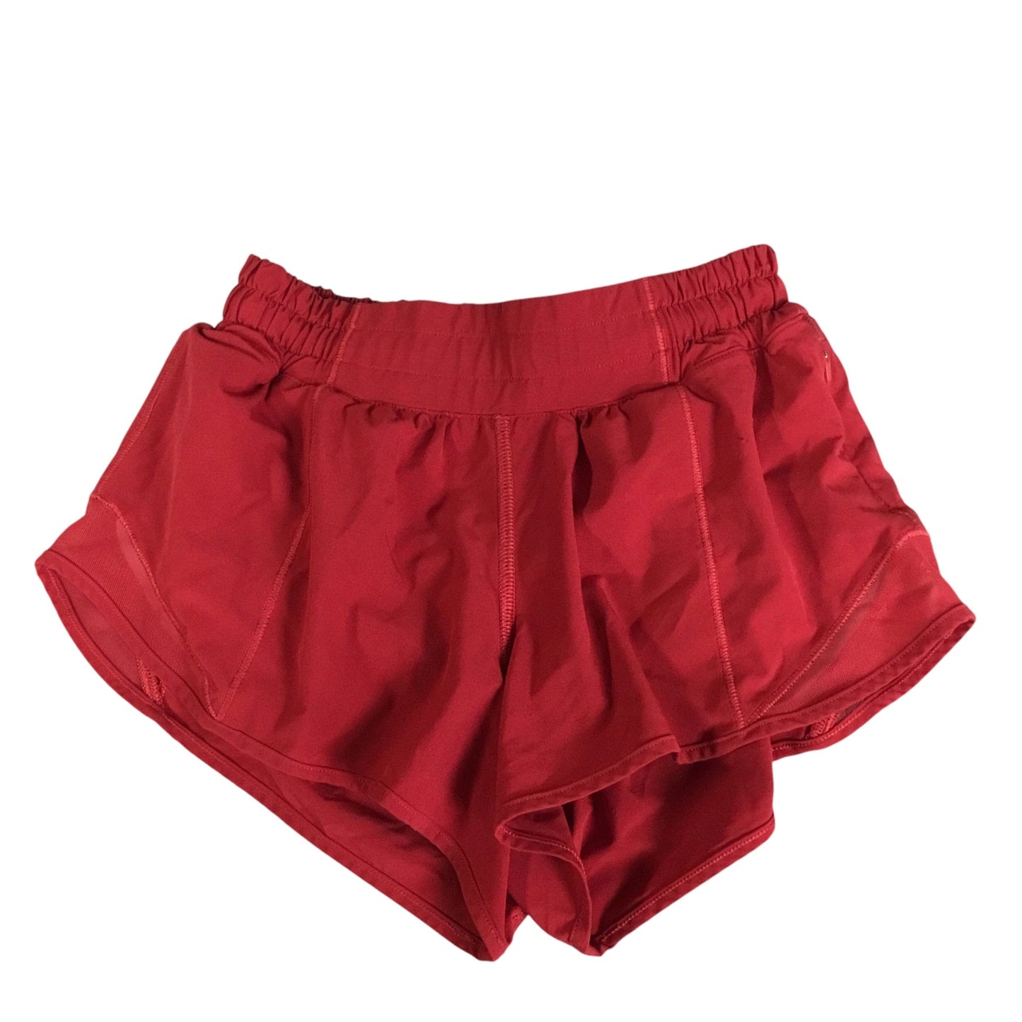 Athletic Shorts By Lululemon In Red, Size: 2