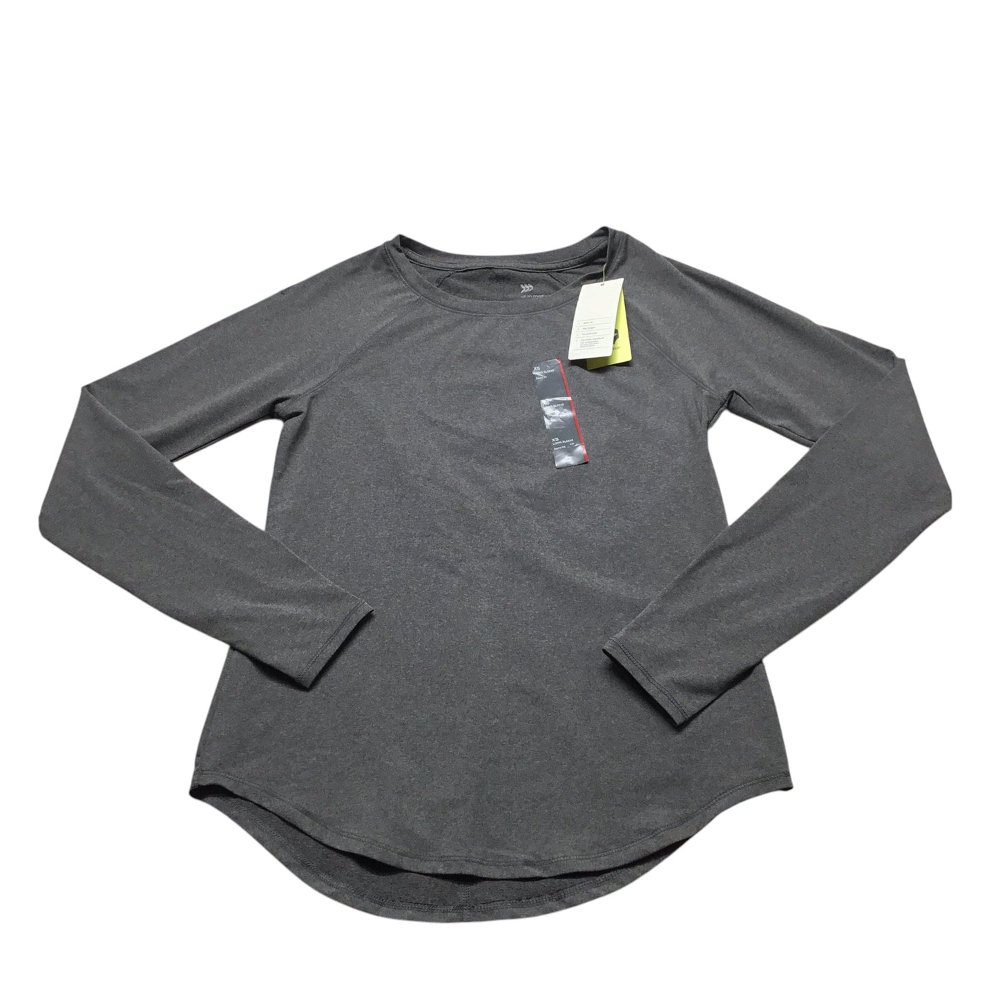 Athletic Top Long Sleeve Crewneck By All In Motion In Grey, Size: Xs